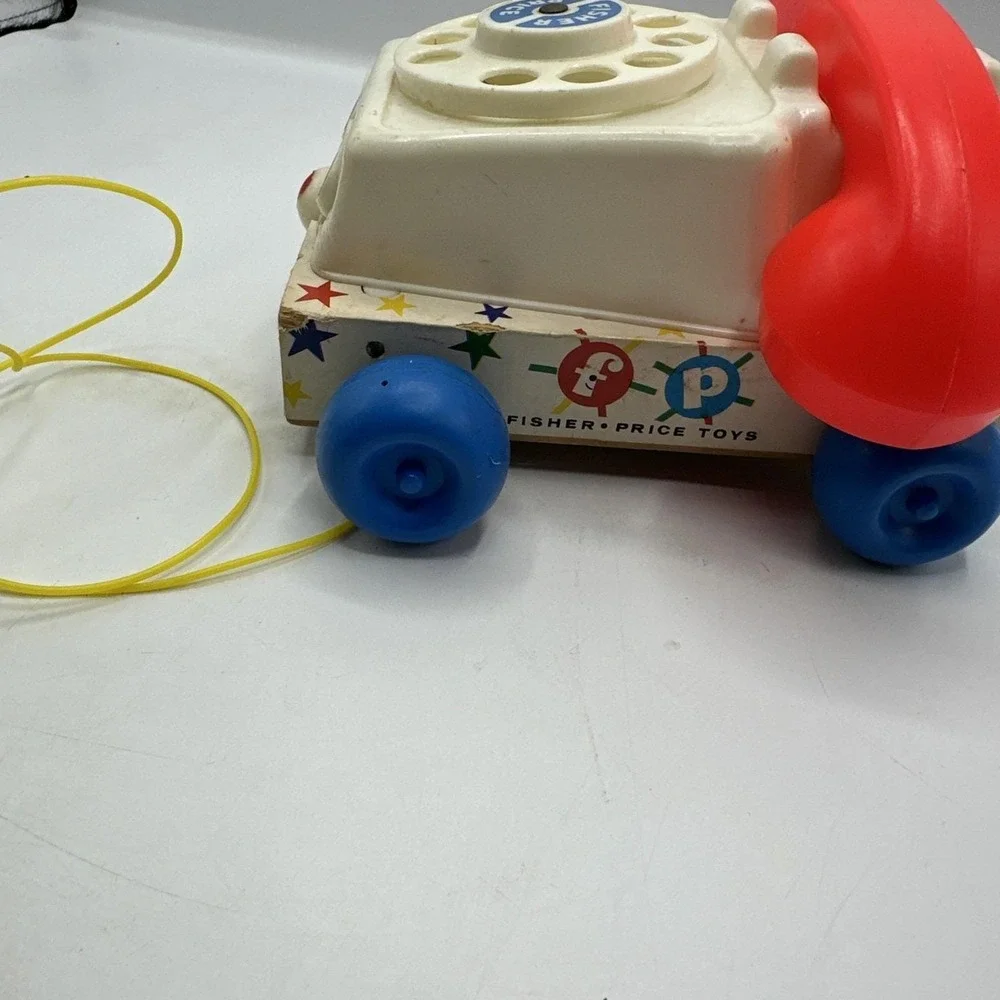 Fisher Price 1961 Rotary Chatter Phone #747  Vintage Toy Phone